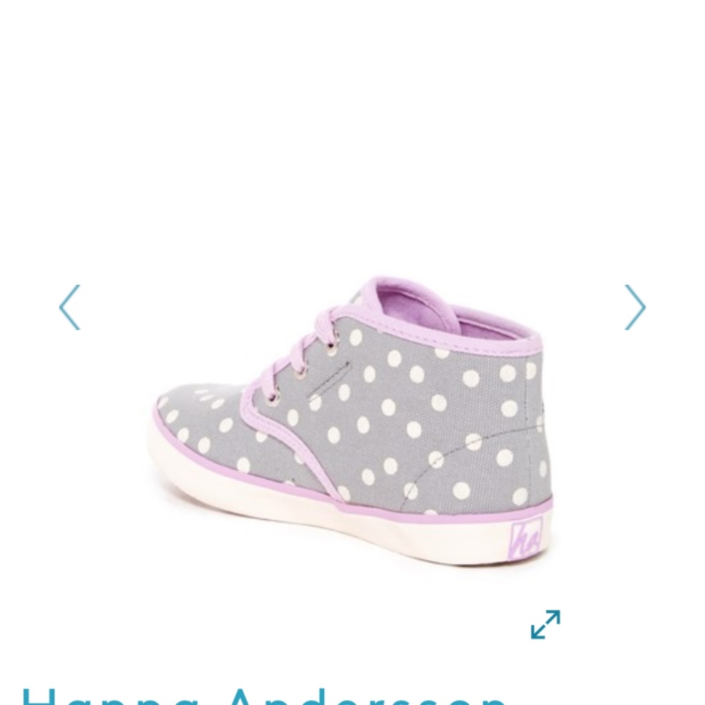 NWT Hanna Andersson Girl's High top tennis shoes - Picture 2 of 6
